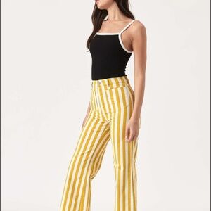Rolla's Sailor Jean Florence Yellow Stripe